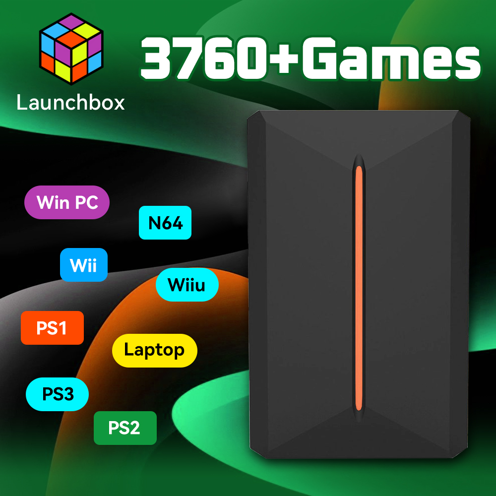 Gaming Console Os - Portable 500GB Gaming HDD with 3760+Games&Emulators