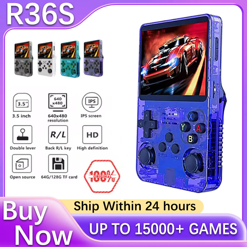 Gaming Console Handheld Best - 256G Open Source R36S Retro Game