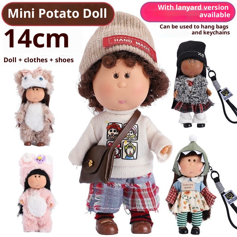 Gaming Console Keychain - Mia Spanish Potato Doll 14cm Vinyl