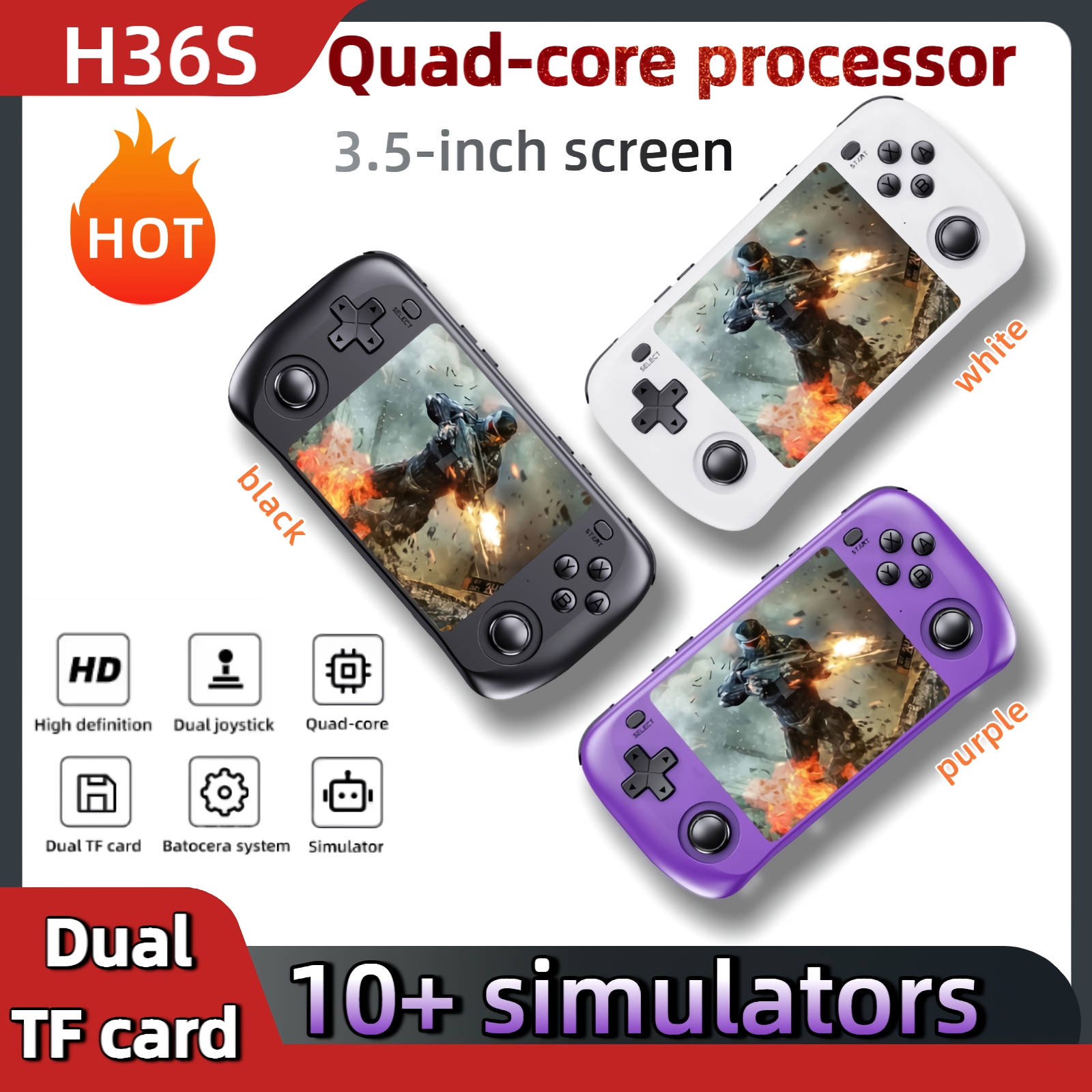 Gaming Console Os - 2025 NEW Retro Gaming Console H36S