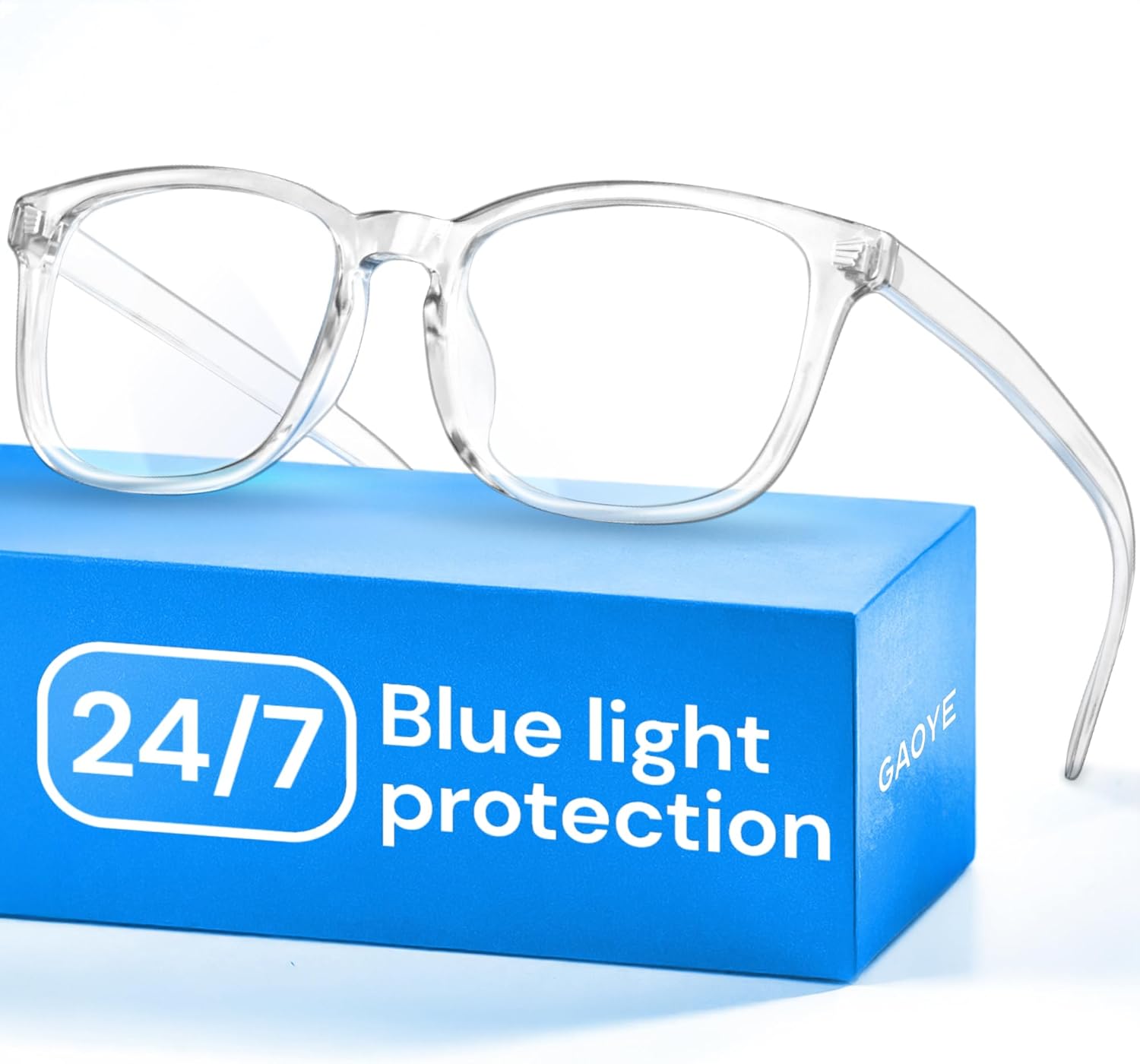 Gaming Glasses Uv - Clear Blue Light Glasses for Computer