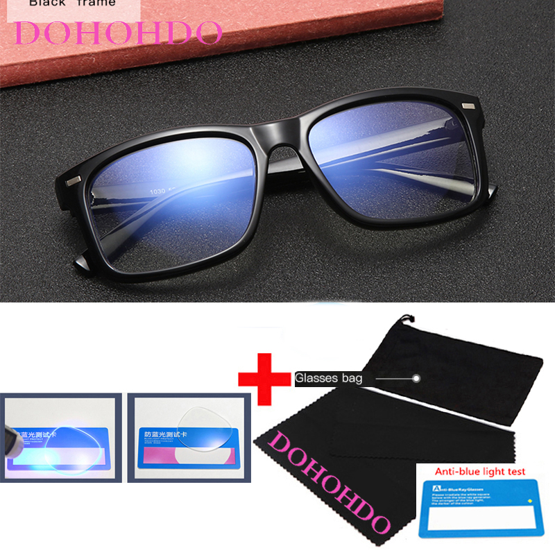 Gaming Glasses Uv - DOHOHDO 2026 Square Anti Blue Light