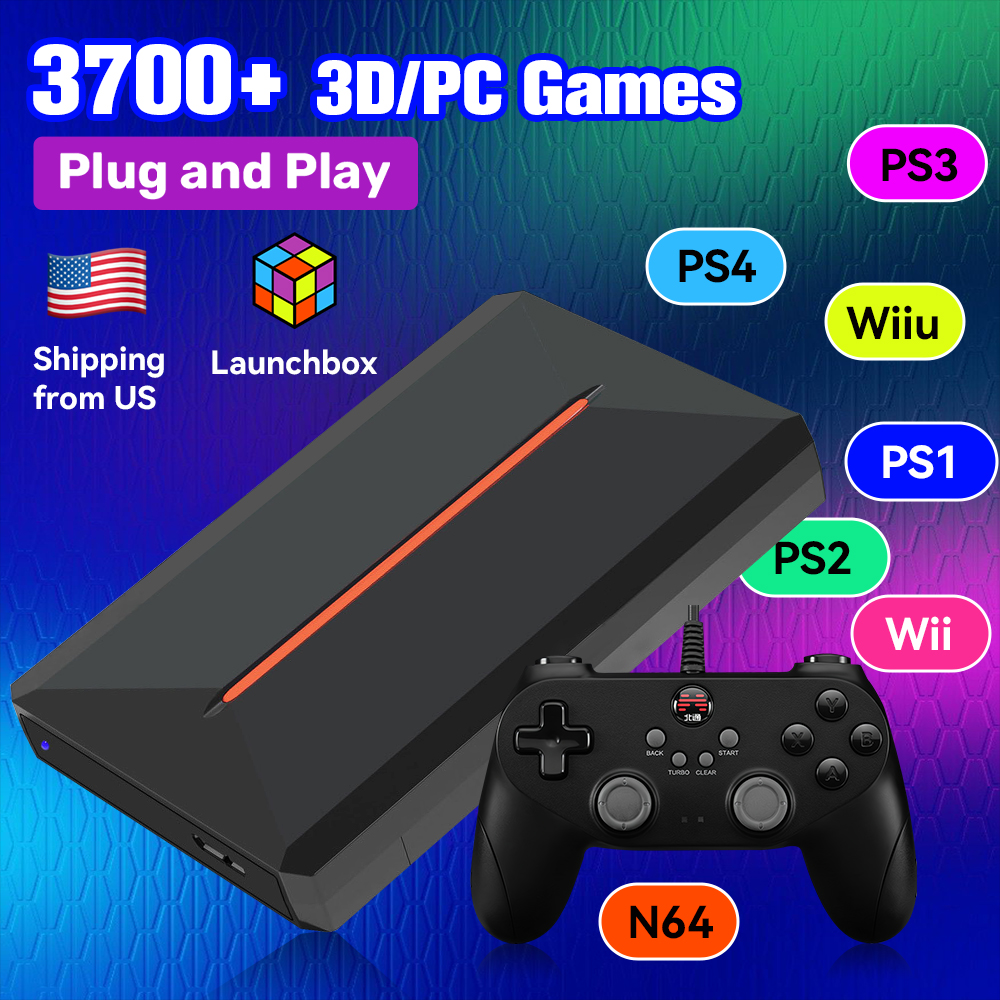 Gaming Console Os - Launchbox OS 500GB Portable Gaming HDD