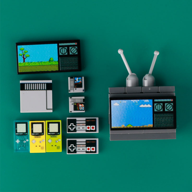 DIY City Classic TV Building B - مراجعة Gaming Console Lego وسعره