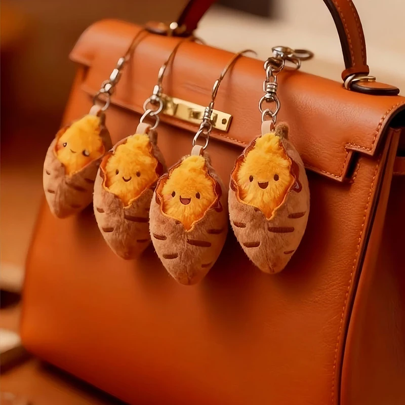 Cute Creative Roasted Sweet Po - مراجعة Gaming Console Keychain وسعره