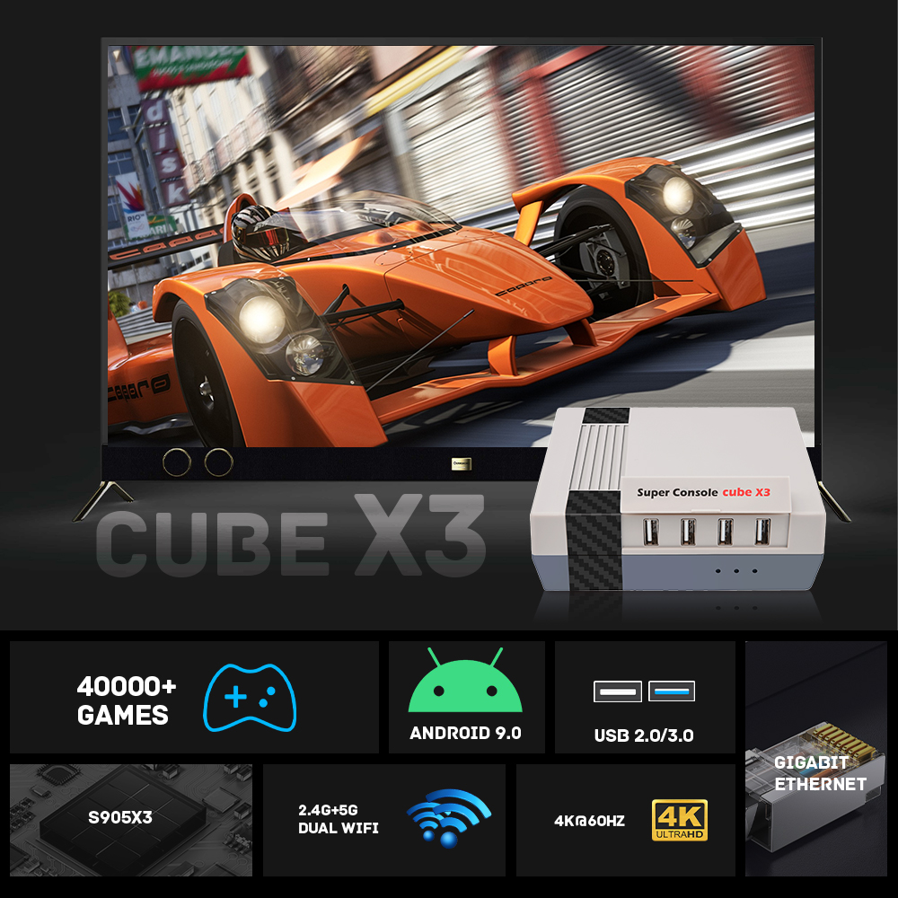 KINHANK Super Console Cube X3  - مراجعة Gaming Console Cube وسعره