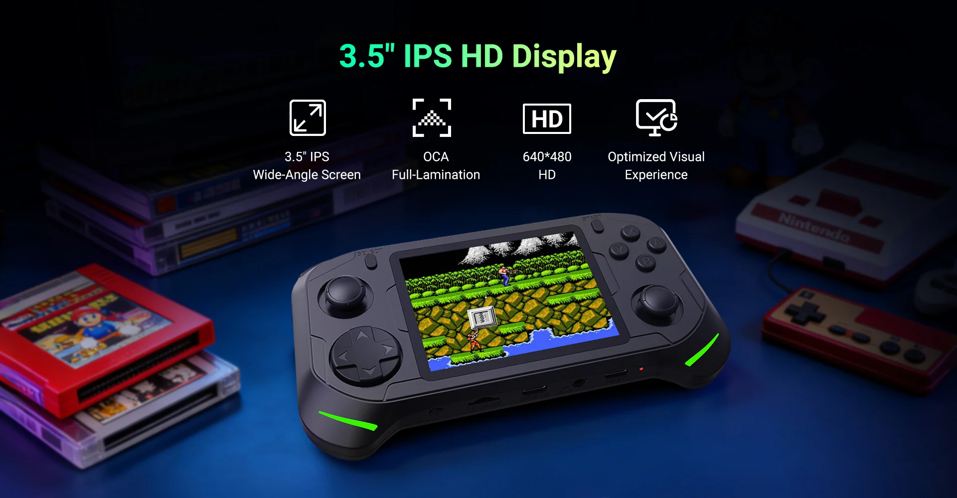 E1 Retro Gaming Handheld–Andro - مراجعة Gaming Console Os وسعره