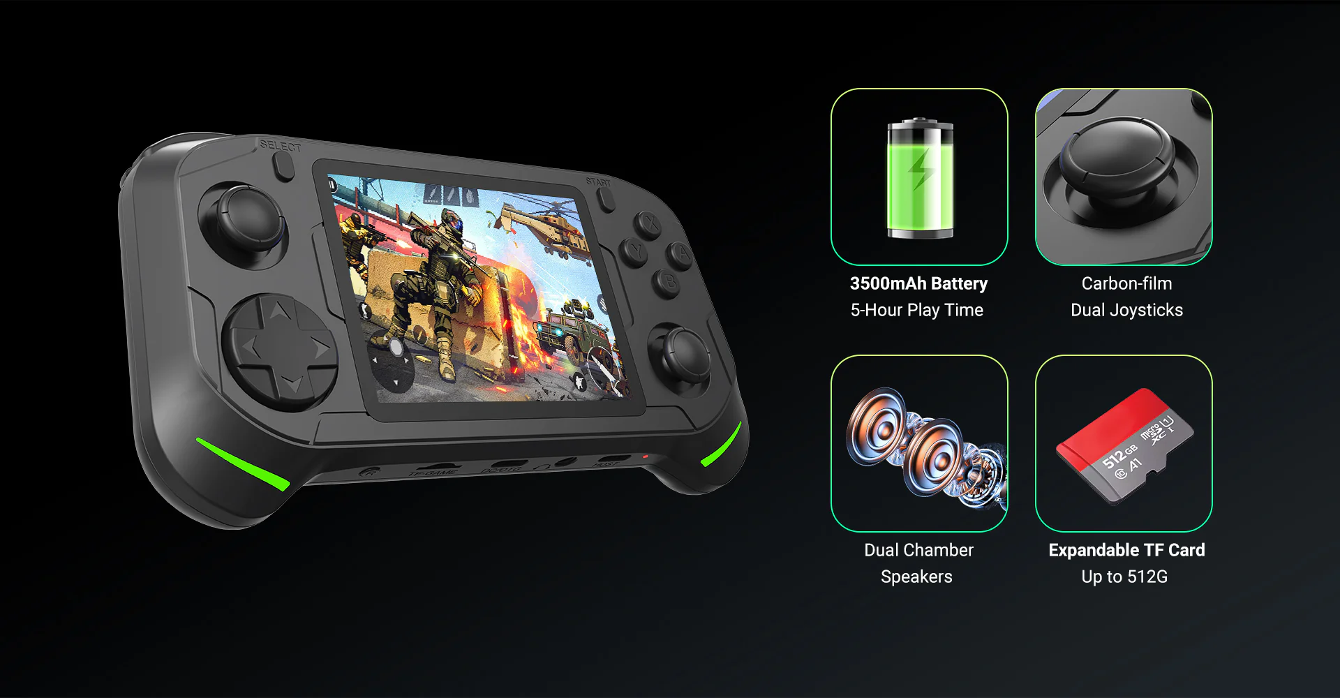 E1 Retro Gaming Handheld–Andro - مراجعة Gaming Console Os وسعره