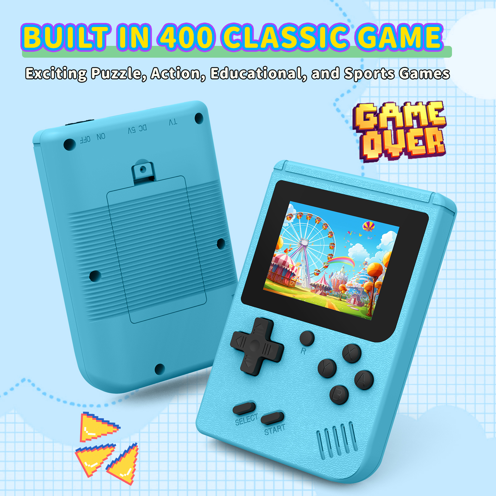 Retro Portable Mini Handheld V - مراجعة Gaming Console Kids وسعره