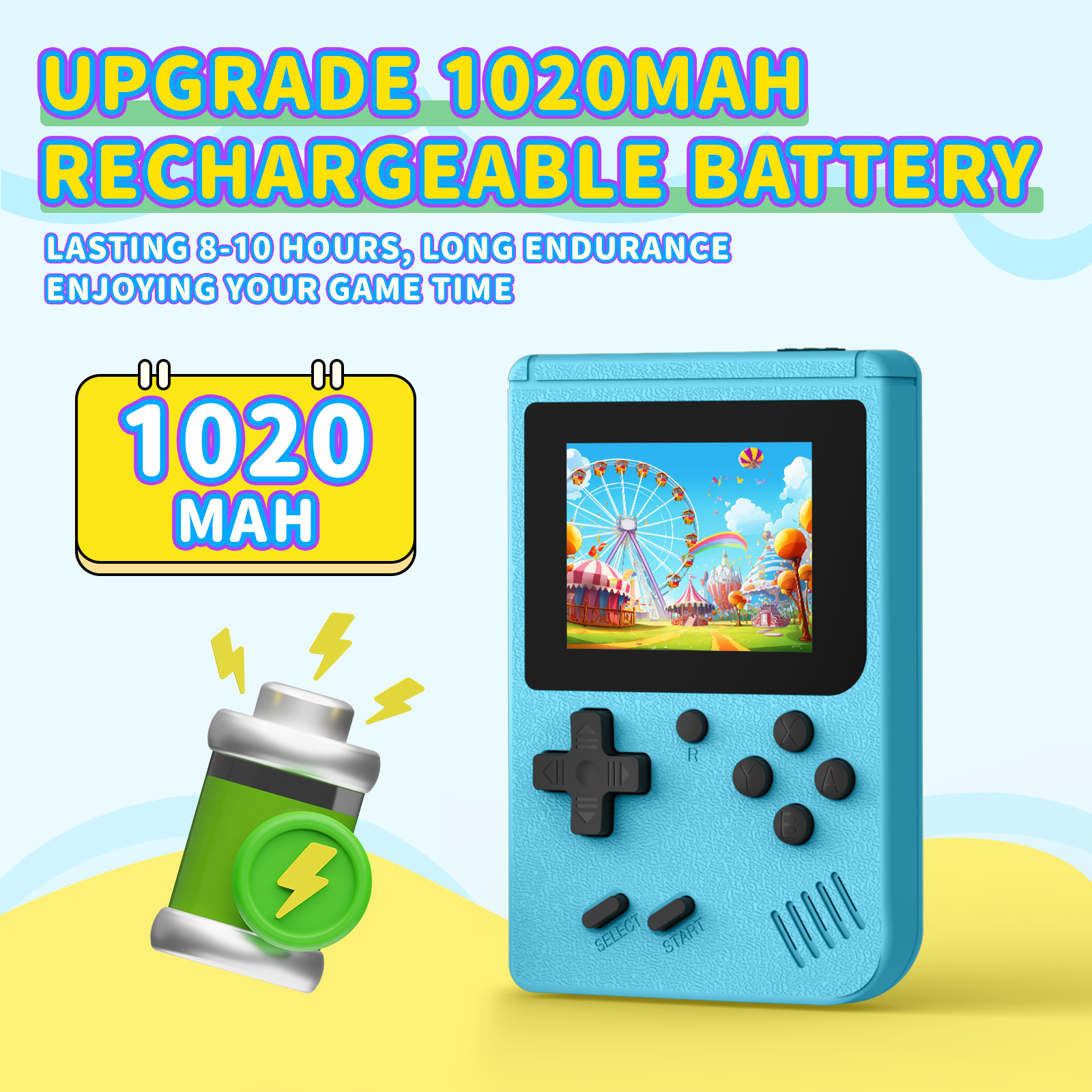 Retro Portable Mini Handheld V - مراجعة Gaming Console Kids وسعره
