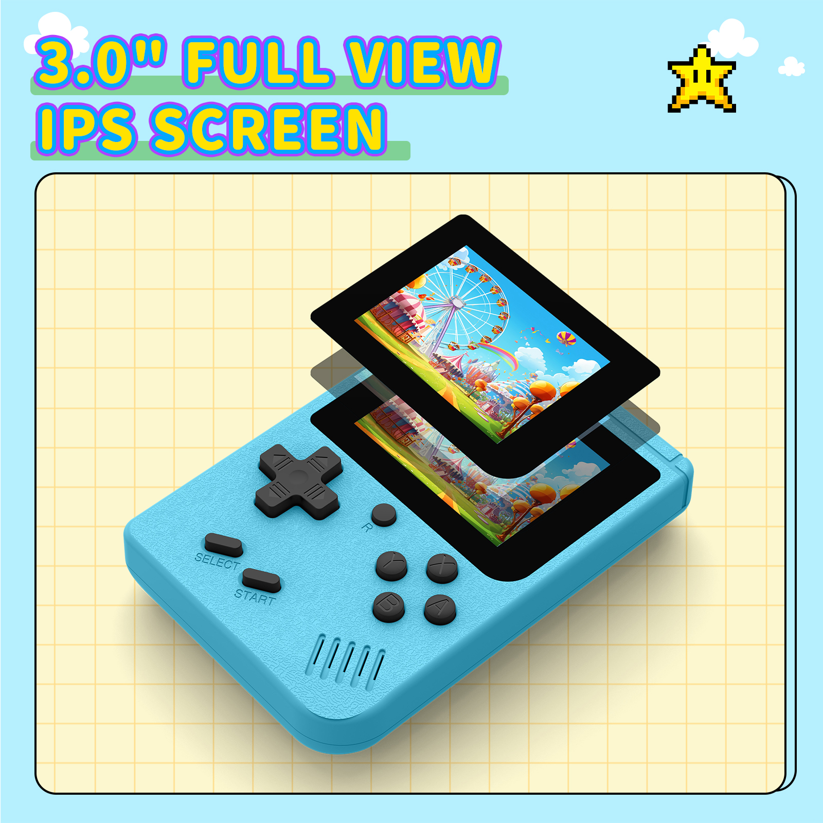 Retro Portable Mini Handheld V - مراجعة Gaming Console Kids وسعره