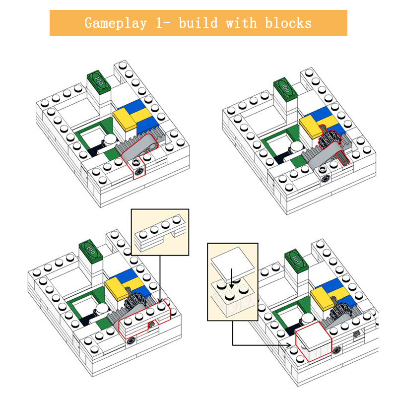 moc building blocks puzzle box - مراجعة Gaming Console Lego وسعره