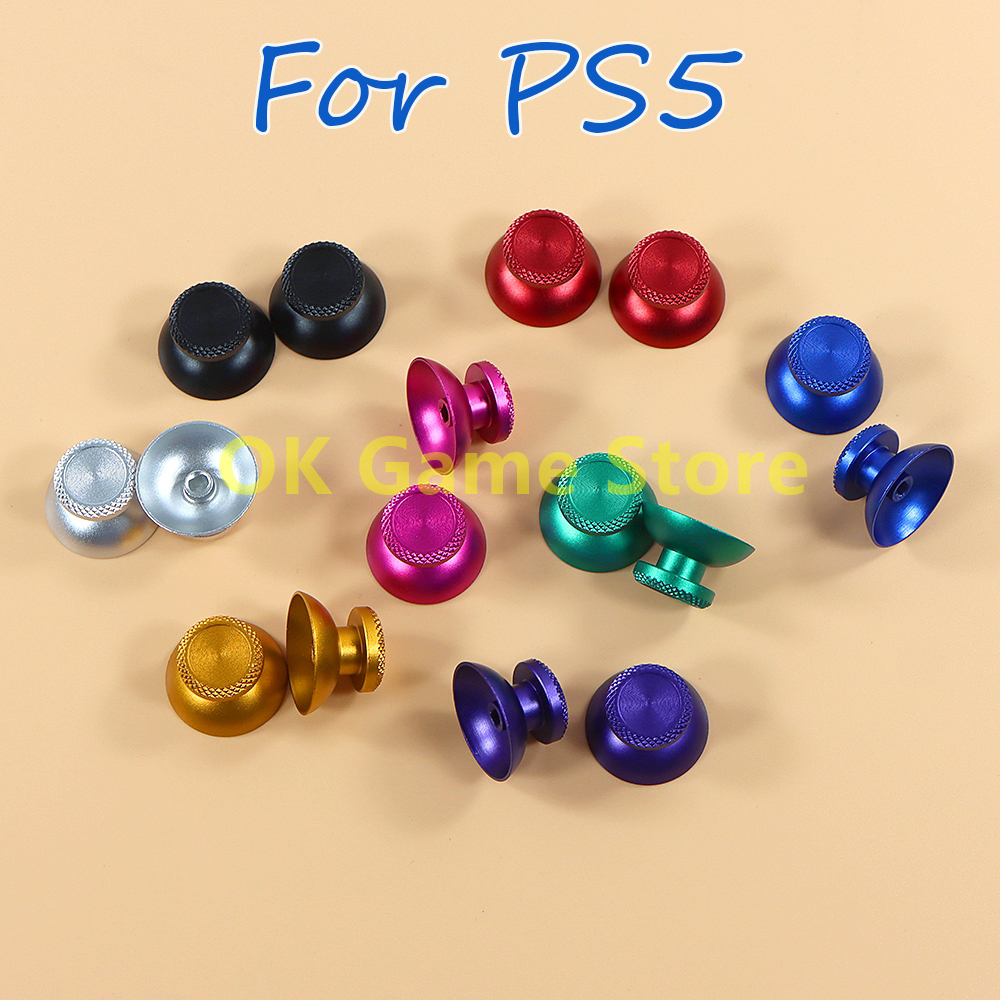 1Pair For PS5 Metal Analog Joy - مراجعة Thumb Grip Joystick وسعره