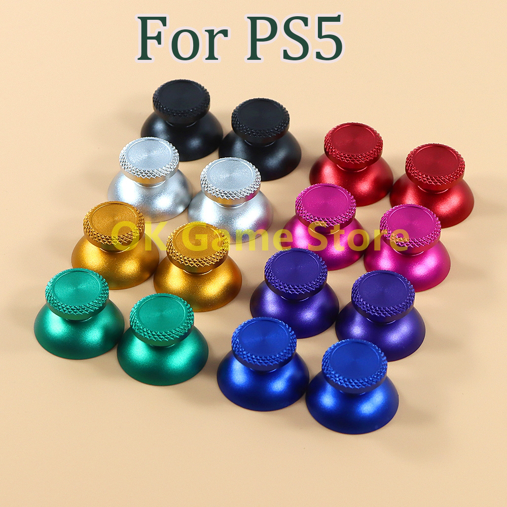 1Pair For PS5 Metal Analog Joy - مراجعة Thumb Grip Joystick وسعره