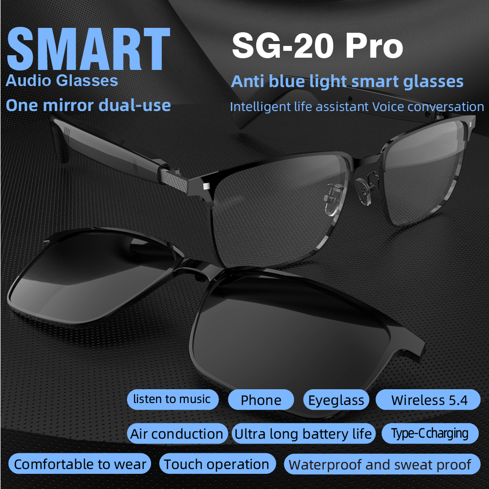 Smart Wireless Bluetooth Glass - مراجعة Gaming Glasses Uv وسعره