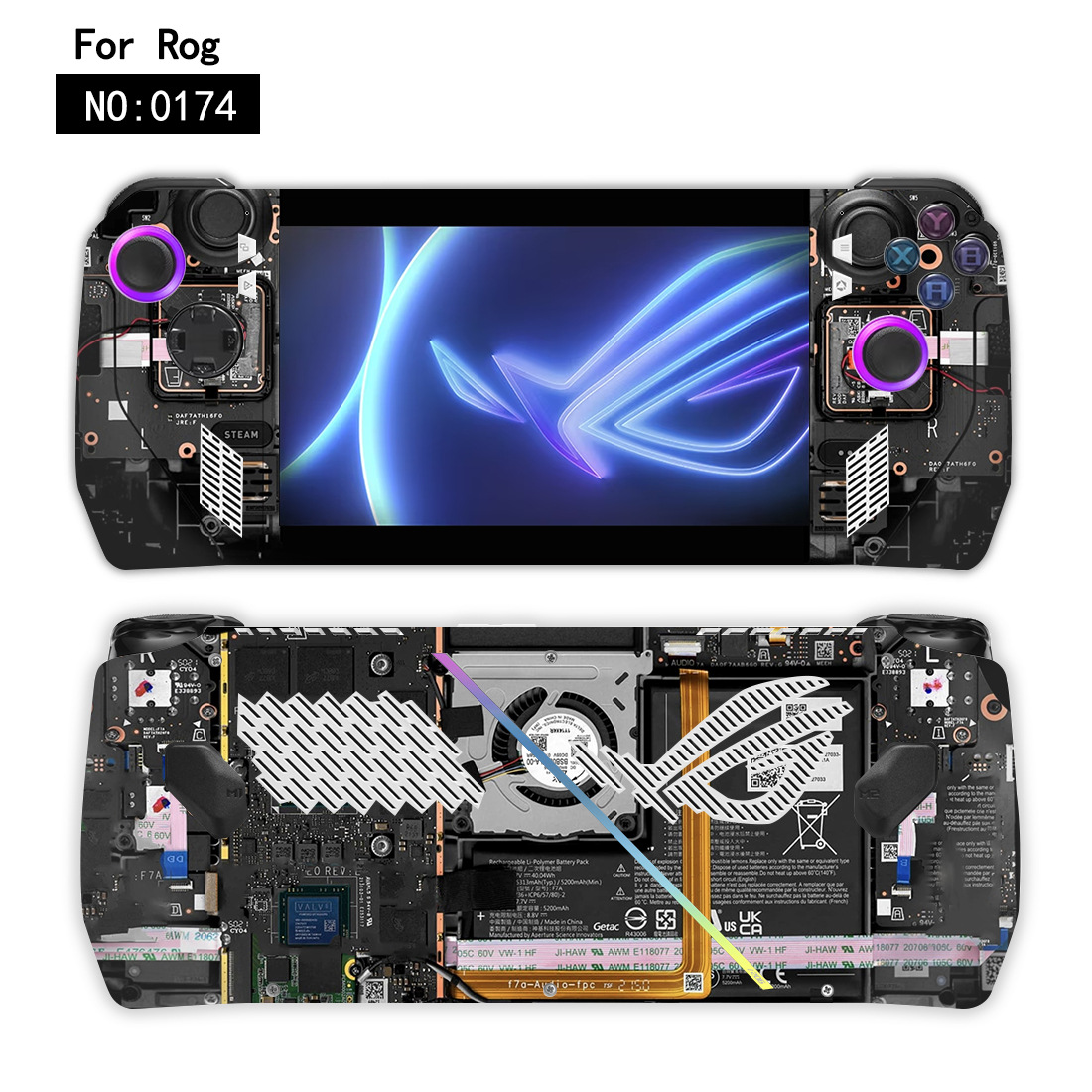 New Stickers Cover Case For As - مراجعة Gaming Console New وسعره