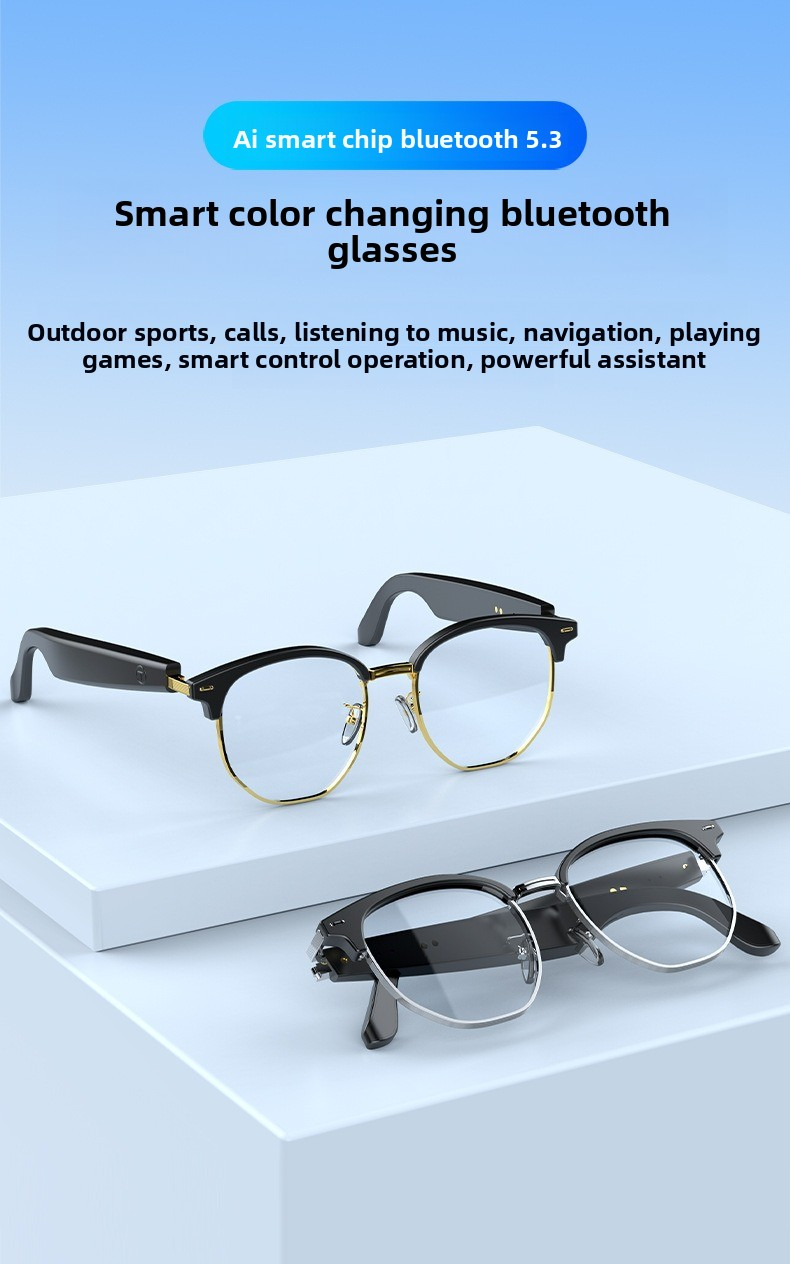 Smart glasses GS16 with Blueto - مراجعة Gaming Glasses Uv وسعره