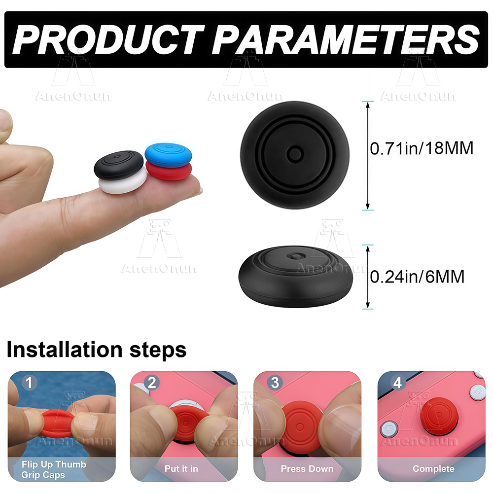 Thumb Grip Caps for Switch/Swi - مراجعة Thumb Grip Joystick وسعره