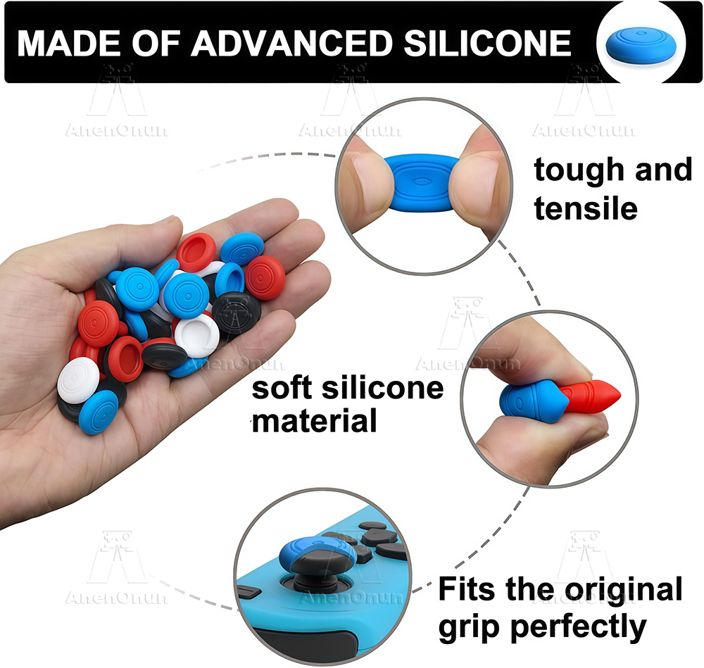 Thumb Grip Caps for Switch/Swi - مراجعة Thumb Grip Joystick وسعره