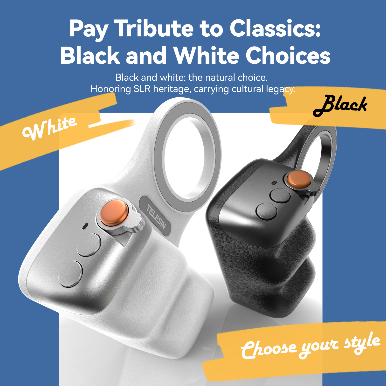 TELESIN Magnetic Phone Camera  - مراجعة Thumb Grip Joystick وسعره