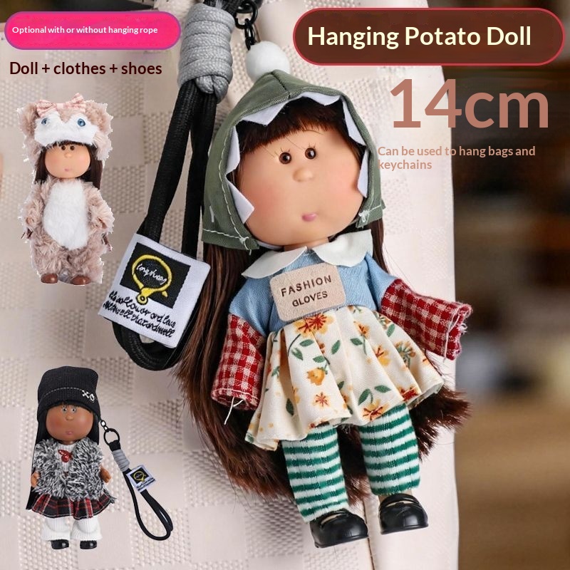 Mia Spanish Potato Doll 14cm V - مراجعة Gaming Console Keychain وسعره