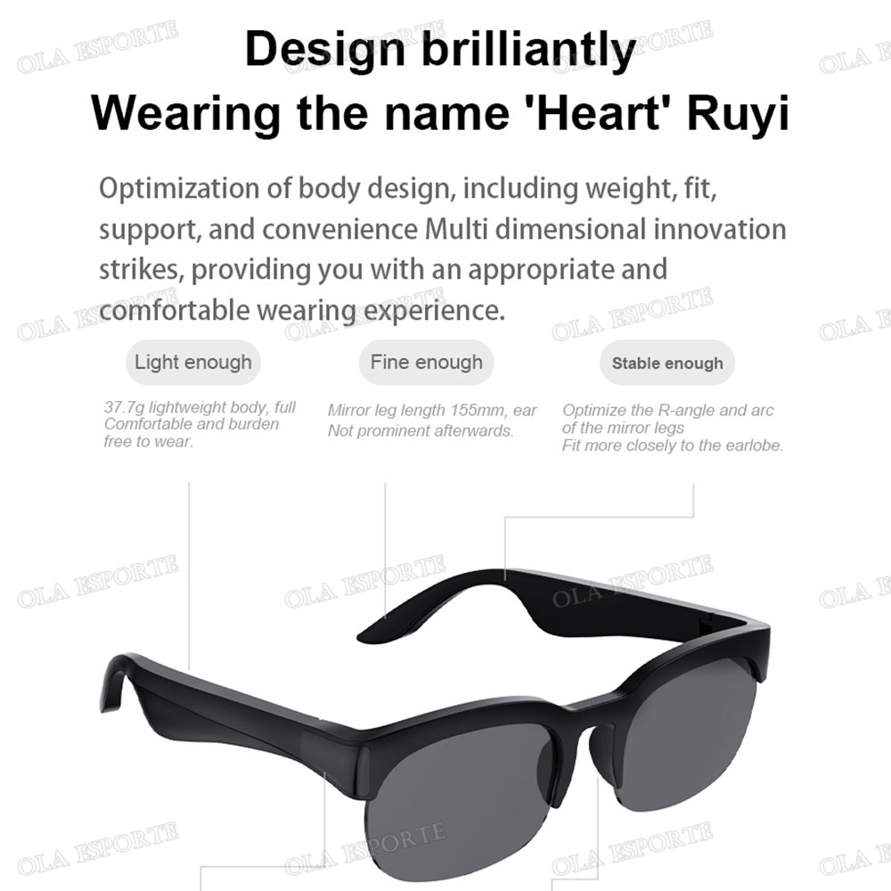 New Smart Bluetooth V5.3 Sungl - مراجعة Gaming Glasses Uv وسعره