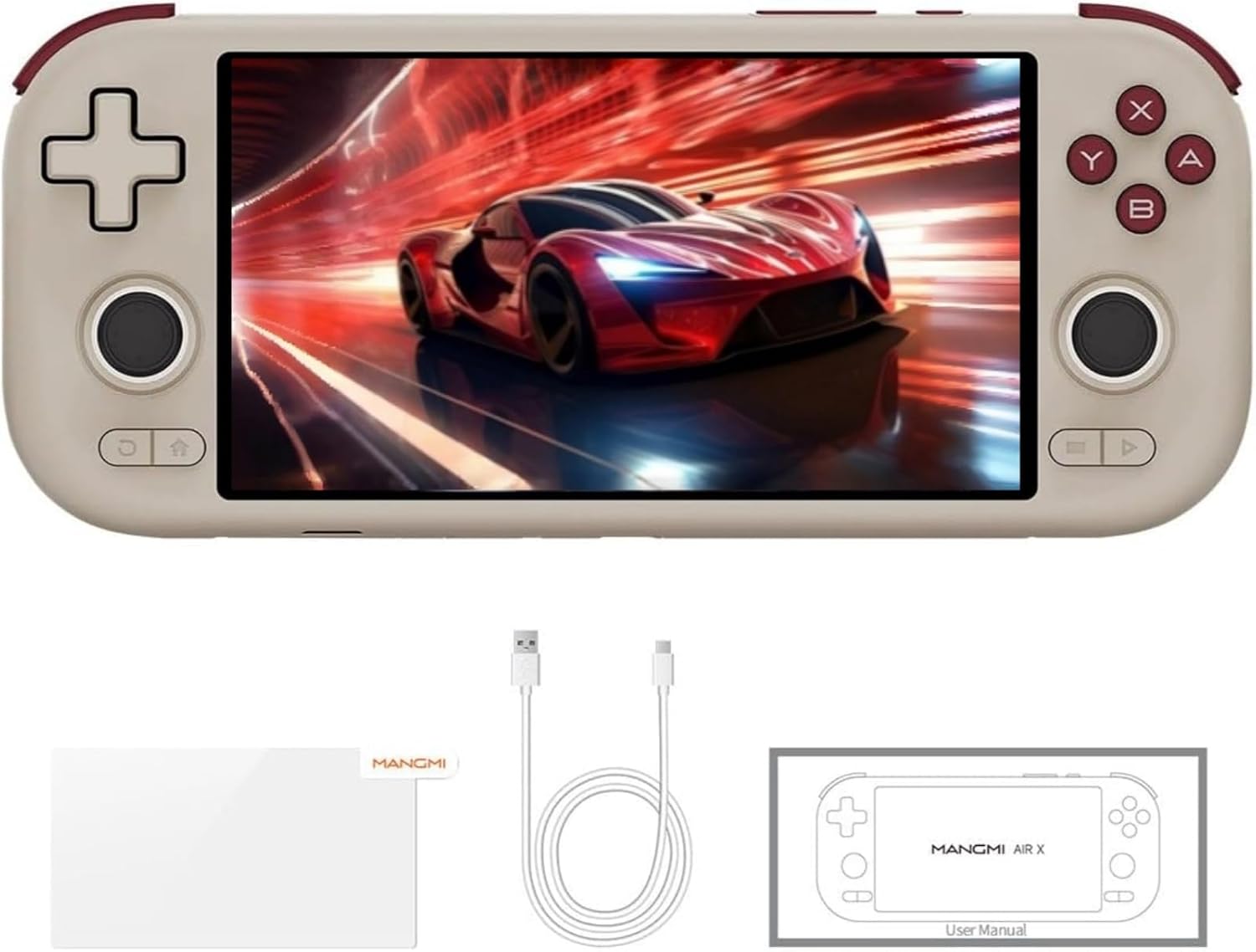 Mangmi Air X Retro Handheld Ga - مراجعة Gaming Console Os وسعره