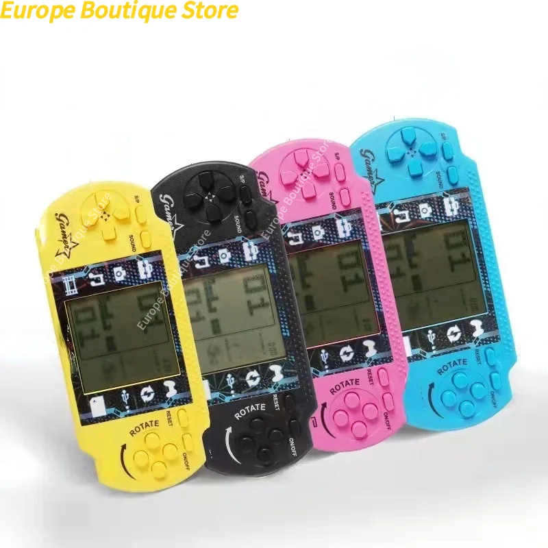 Retro Handheld Block Game Mach - مراجعة Gaming Console Kids وسعره
