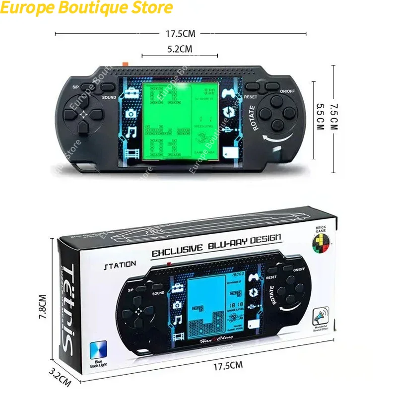 Retro Handheld Block Game Mach - مراجعة Gaming Console Kids وسعره