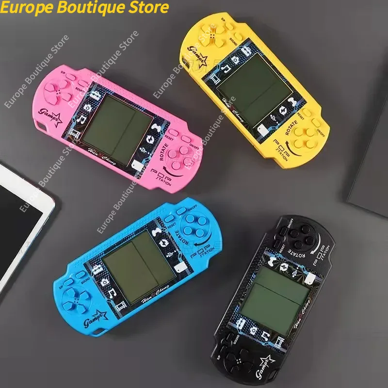 Retro Handheld Block Game Mach - مراجعة Gaming Console Kids وسعره