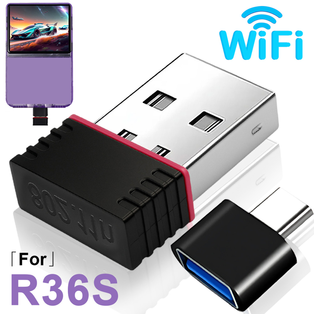 For R36S WiFi Adapter RTL8188  - مراجعة Gaming Console Mini وسعره