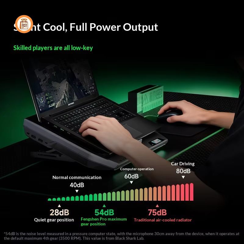 Black Shark Notebook Heat Sink - مراجعة Gaming Console Legion وسعره