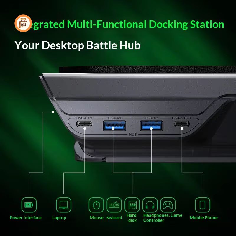 Black Shark Notebook Heat Sink - مراجعة Gaming Console Legion وسعره