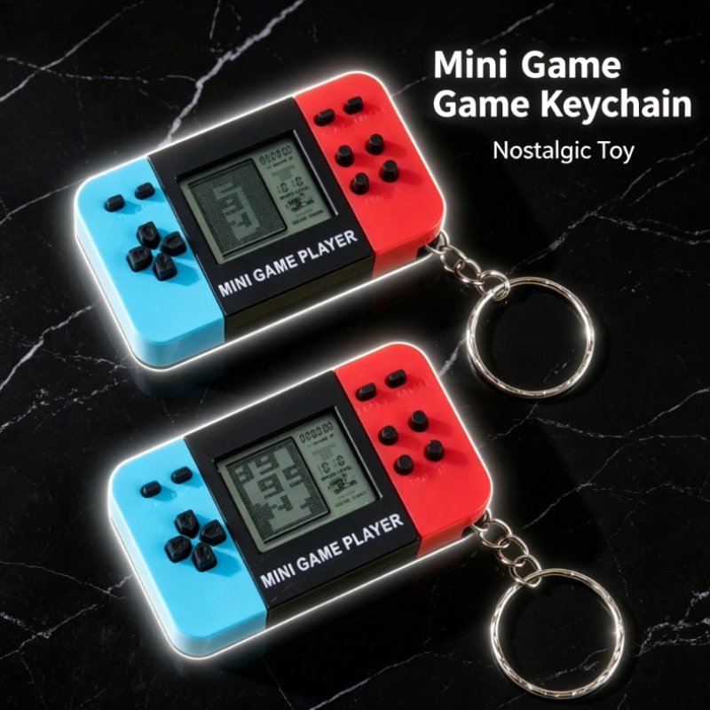 Retro Classic Tetris Game Hand - مراجعة Gaming Console Keychain وسعره