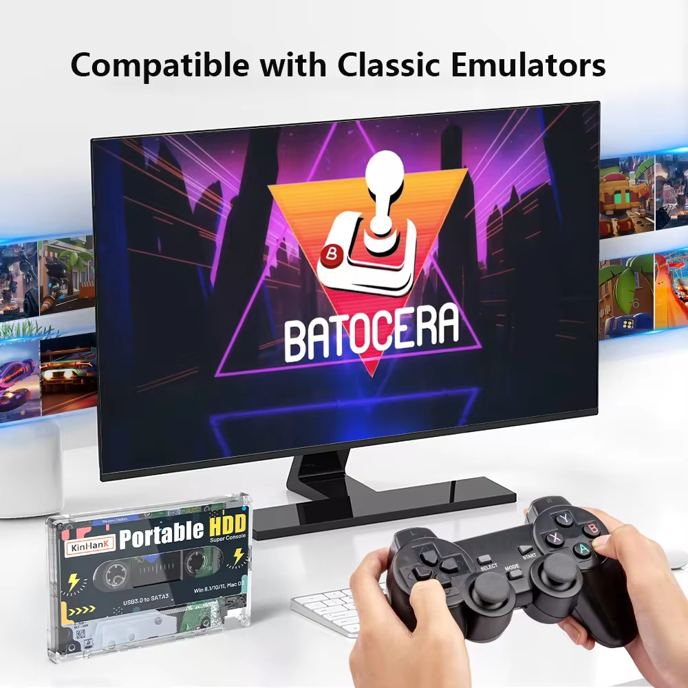 KINHANK Super Console 320G Gam - مراجعة Gaming Console Os وسعره