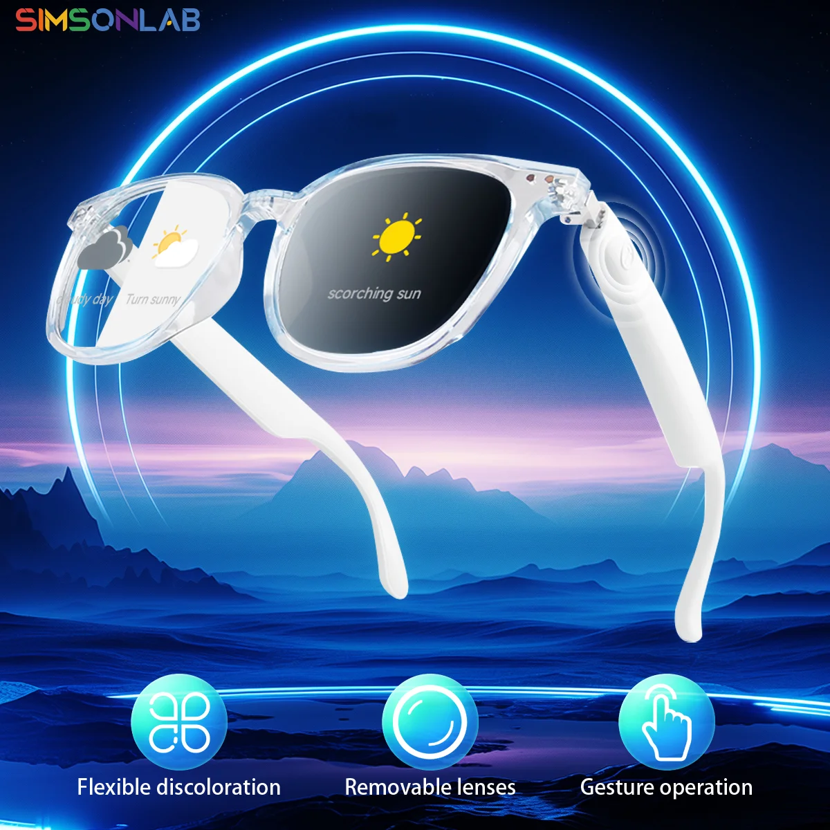 New Smart Glasses GS07 UV Prot - مراجعة Gaming Glasses Uv وسعره