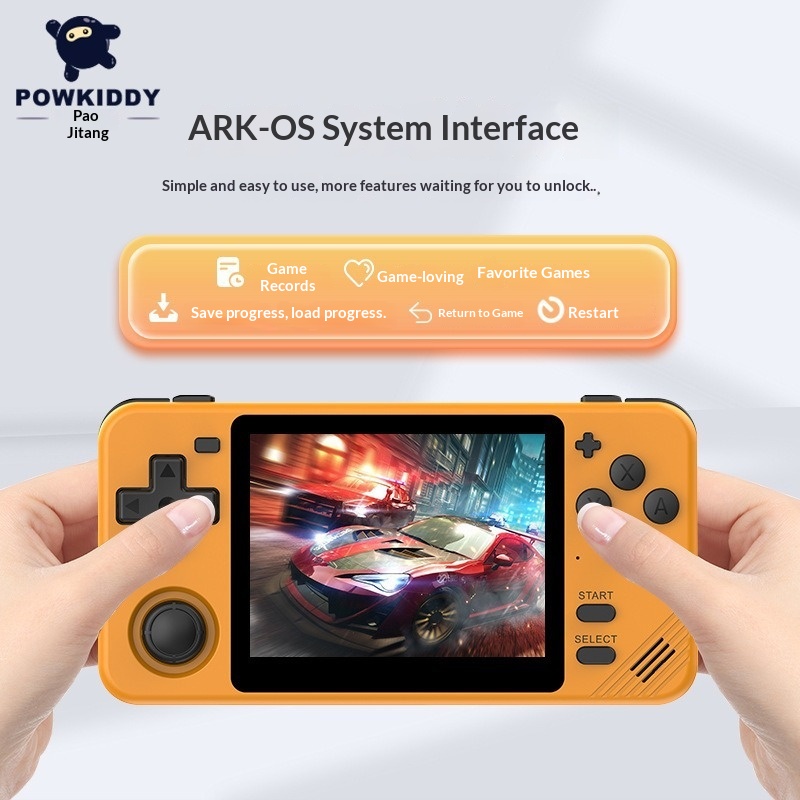 Powkiddy RGB10X Open Source Re - مراجعة Gaming Console Os وسعره