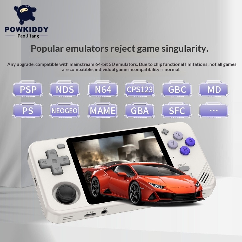 Powkiddy RGB10X Open Source Re - مراجعة Gaming Console Os وسعره