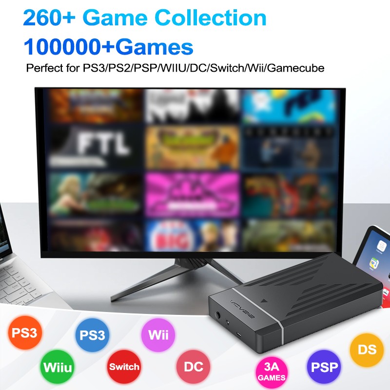12TB Retro Gaming HDD with Hyp - مراجعة Gaming Console Os وسعره
