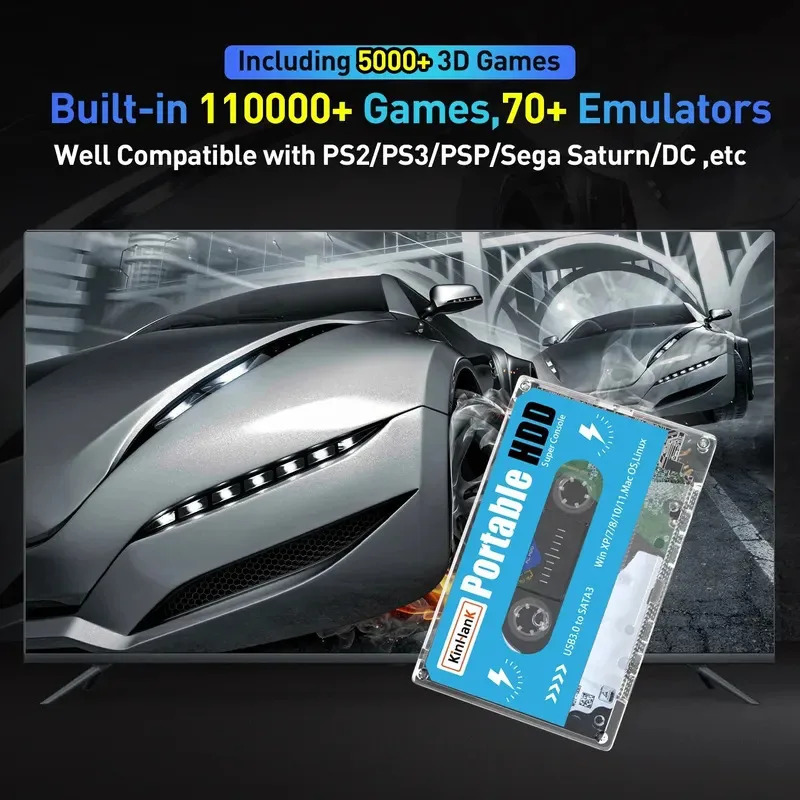 Super Console 500G Gaming HDD  - مراجعة Gaming Console Os وسعره