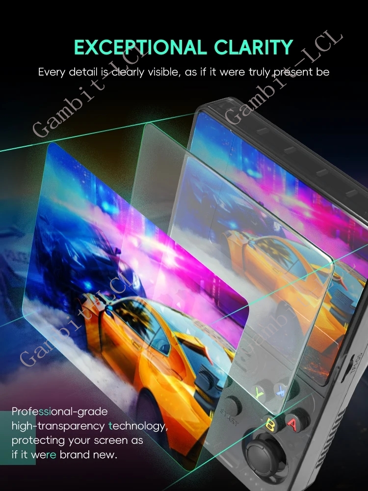 2-4PCS 9H HD Tempered Glass Fo - مراجعة Gaming Console Mini وسعره