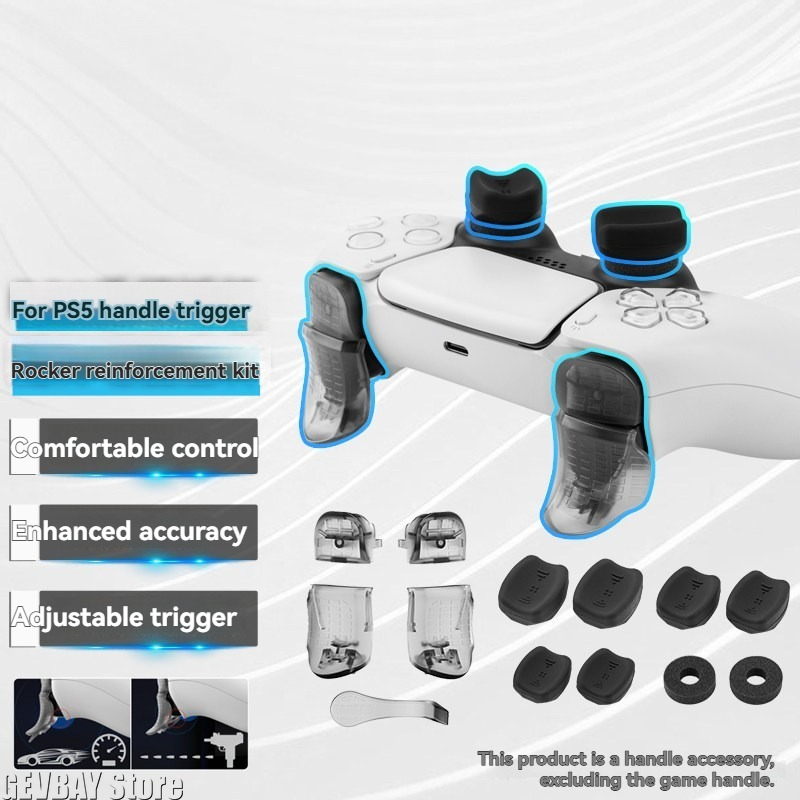 For PS5 Controller FPS Precisi - مراجعة Trigger Extender Button وسعره