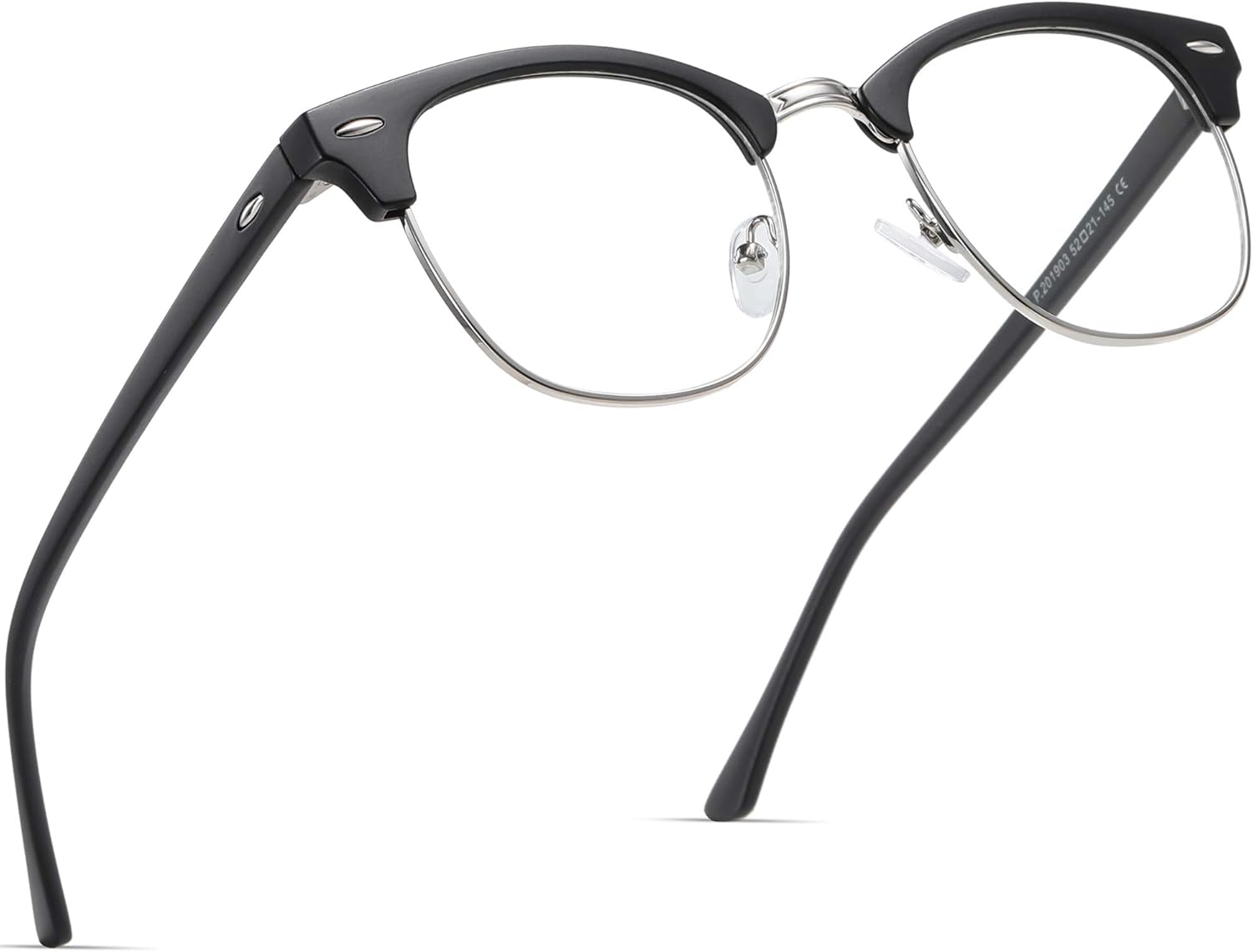 Vintage Half Frame Blue Light  - مراجعة Gaming Glasses Uv وسعره