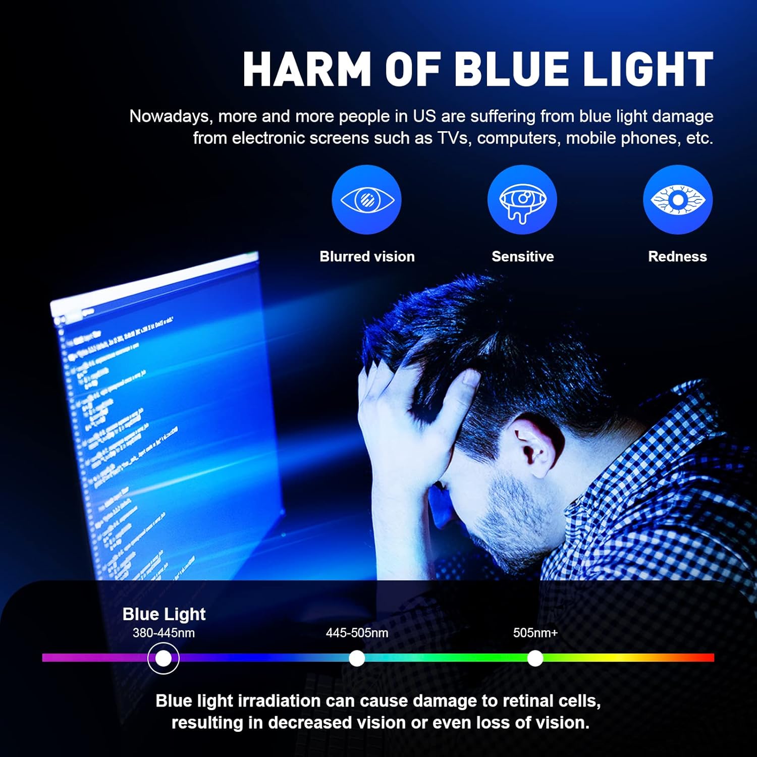 Vintage Half Frame Blue Light  - مراجعة Gaming Glasses Uv وسعره