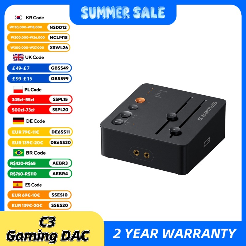 Fosi Audio C3 Gaming DAC Headp - مراجعة Gaming Console Mini وسعره