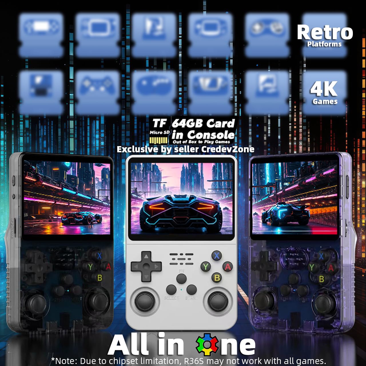 256G Open Source R36S Retro Ga - مراجعة Gaming Console Handheld Best وسعره