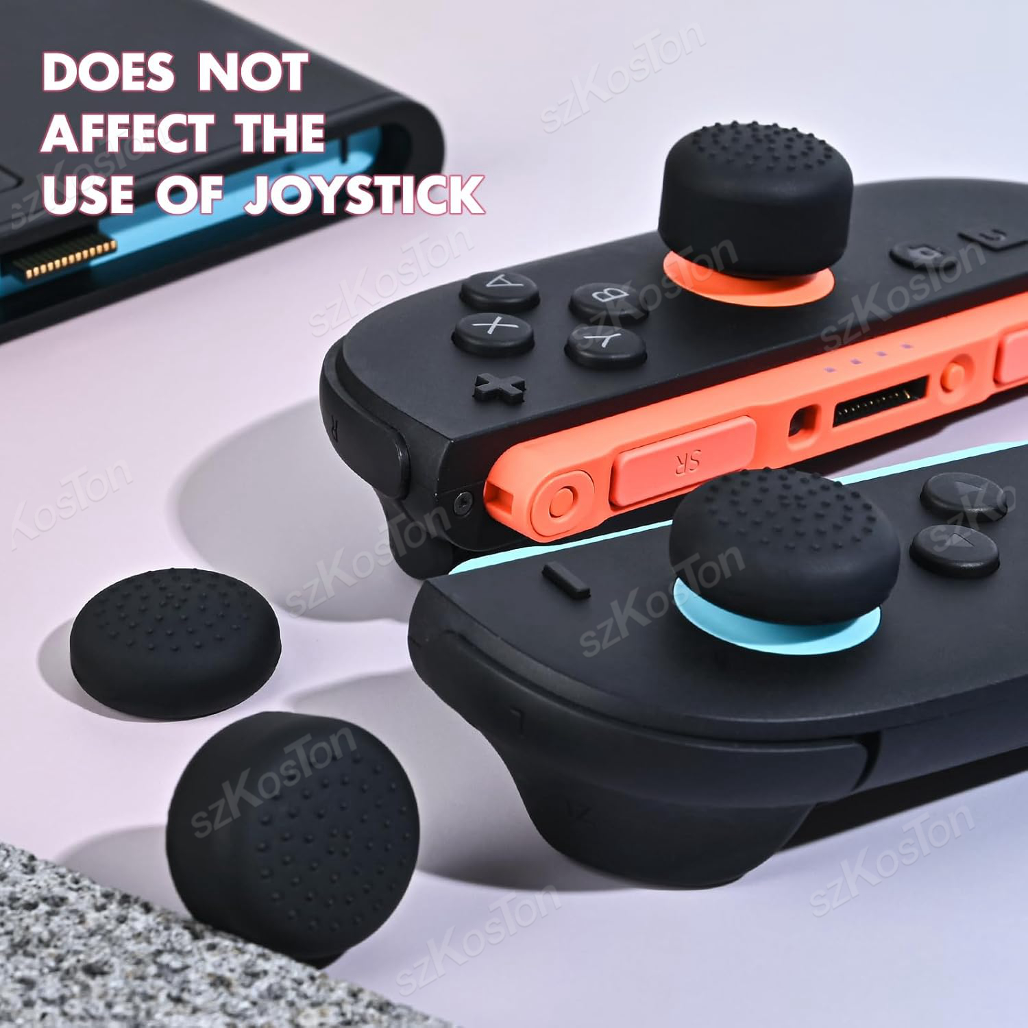 4PCS For Switch 2 No-Slip Sili - مراجعة Thumb Grip Joystick وسعره