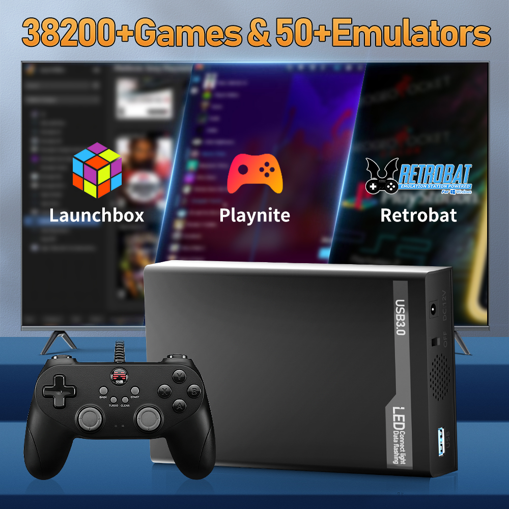 500G Retro Gaming HDD Video Ga - مراجعة Gaming Console Os وسعره