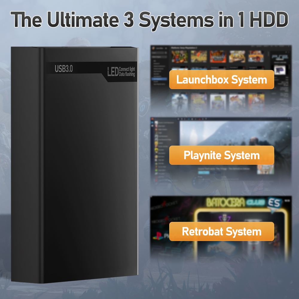 500G Retro Gaming HDD Video Ga - مراجعة Gaming Console Os وسعره