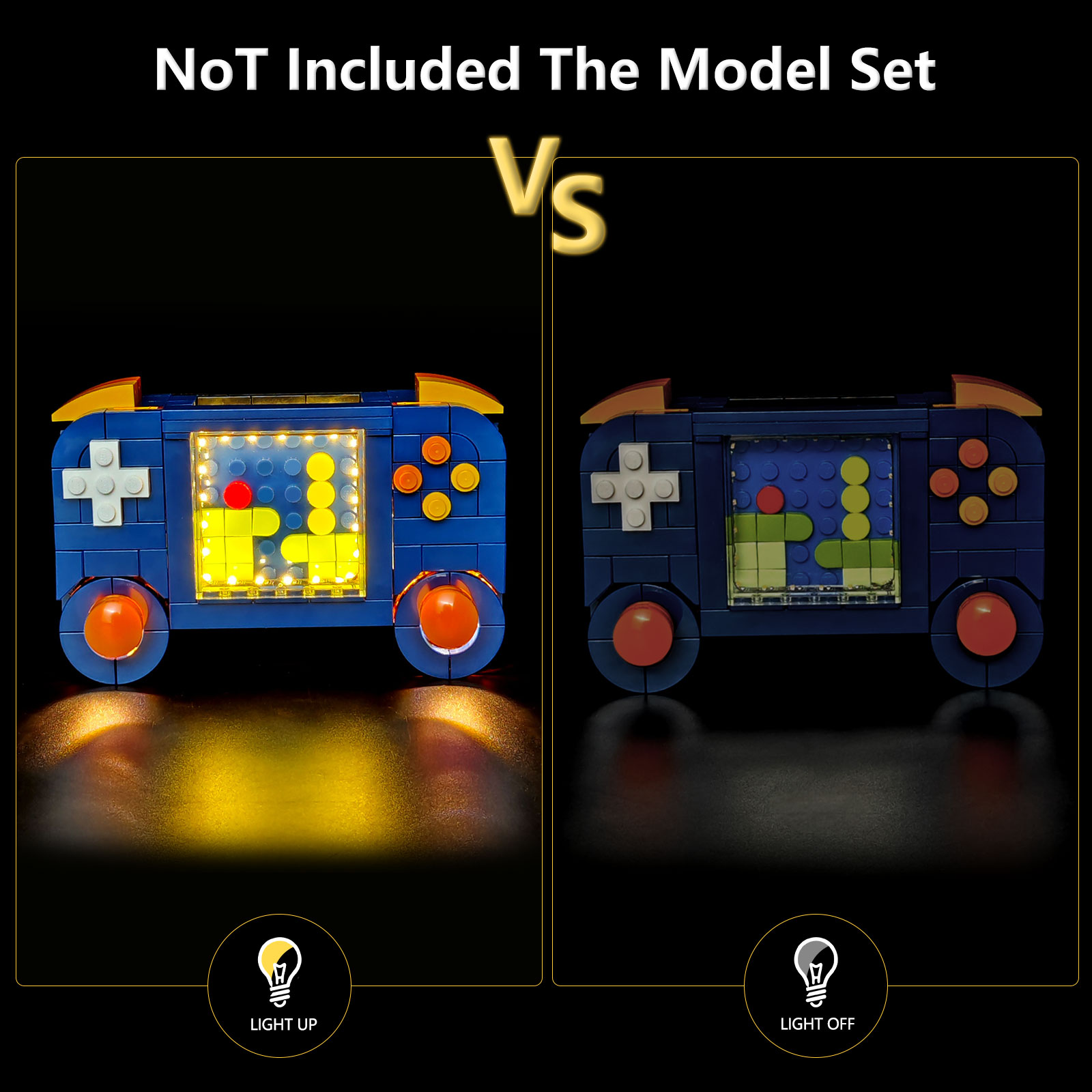 LYBMTWF LED Lighting Kit Compa - مراجعة Gaming Console Lego وسعره